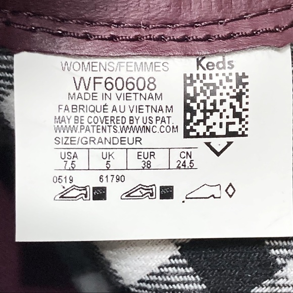 Keds Scout Burgundy Matte Twill Water Resistant Lace Up Boots Size 7.5 - Picture 13 of 16